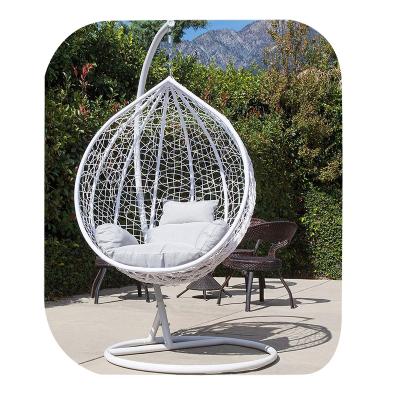 China Hot Sale Modern Outdoor Wicker Patio Wicker Chair Furniture Swing Furniture Egg Hanging Chair for sale