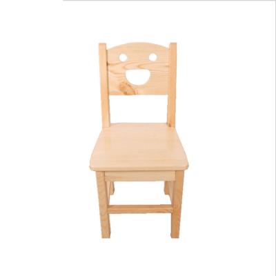 China Kindergarten Chair Children Furniture Modern Preschool Wooden Dining Natural Wood Chair for sale