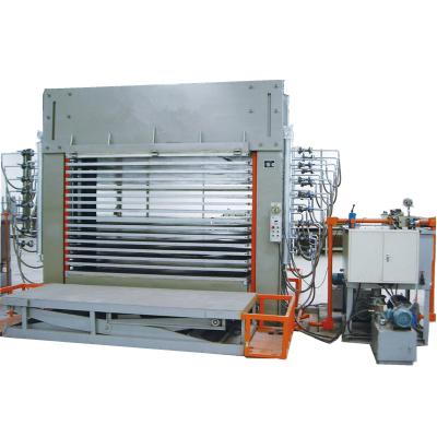 China Factory 600 ton 8 layers hot press machine for particle board production machinery and veneer plywood lamination wood machine for sale