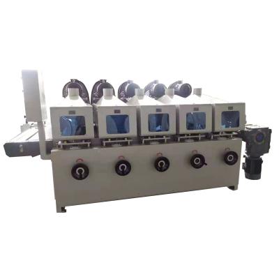 China Factory steel wire brush polishing sanding machine/5 sets of 1300mm wire brush sander machine lifting relief for sale