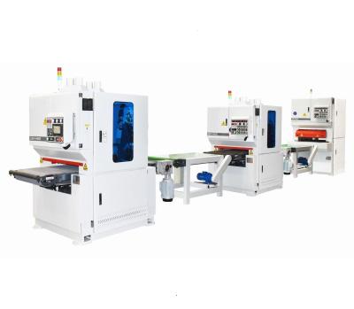 China Factory 1300mm RP Full Automatic Top and Bottom Machine Woodworking Belt Plywood Sander Wild Sanding Machines for sale