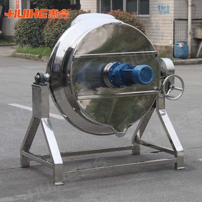 China Tilt Tilt With Scrape Agitator Gas Heating Jacketed Kettle for sale