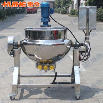 China Dairy Products Tilting Type Kettle Electric Heating Stirring Jacketed for sale