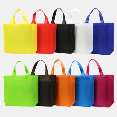 China Promotional High Quality Non Woven Handled Non Woven Shopping Bag Cheap Price PP Spunbond Fabric Sack Bag for sale