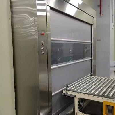 China Radar Smart Sensing Rapid Roller Doors Discriminating Traffic 900/800N Flexible Fabric Automatic Industrial Door for sale