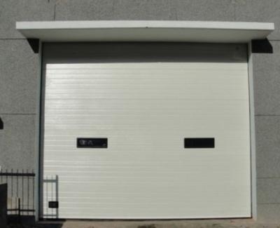 China Flat or Contoured Panel Design Insulated Sectional Garage Door Commercial Sectional Doors for Mall 50mm-80mm Thickness High Quality Industrial Vertical Lift Door for sale