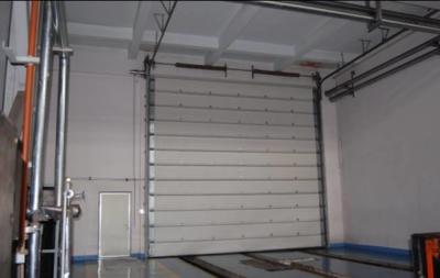 China 24 Rpm Revolutions Overhead Sectional Door Insulate Sectional Door  0.20 Meter / Second opening  speed for sale