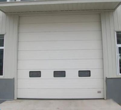 China China Overhead Garage Door Logistic Park Overhead Sectional Door Heavy Duty 8000mm Panels Length for sale