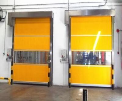 China Stainless Steel Pvc Rapid Roller Doors 50HZ Automation Fast Speed Rolling Shutter for sale