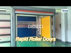 automatic rapid pvc rapid roller doors radar sensor customized color