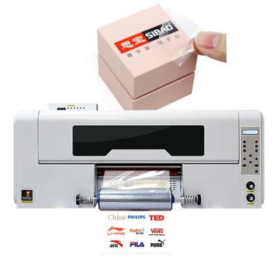 China Cheap price cold crystal label sticker and dtf i3200 mini label printer A B film sticker printer DTF UV printer for sale