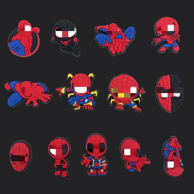 China Amazon top new arrivals shoe decoration selling spider character charms hobble decoration hero gibz shoe decoration for fang charms for sale