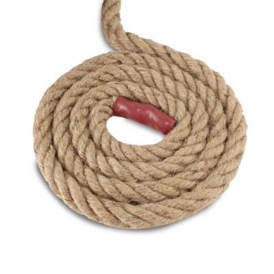 China High Strength Natural Jute Manila Rope For Sports Decor Pet Toys Opens Conflict Fitness Indoor And Outdoor Use for sale