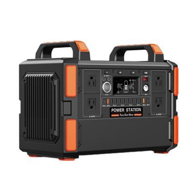 China Remote control with 2000 times cycle lifepo4 portable power station 1000w portable solar generator 1KW for sale