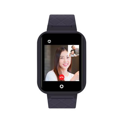 China IP67 SOS LBS/WIFI 4G GPS Intercom BP/HR Health Monitoring Tracker Handheld Waterproof Two Way BP/HR Smart Watch with Camera for Video Call for sale