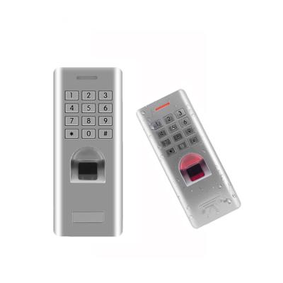 China 3000 Users IP66 Waterproof 3000 Users Standalone Keypad Access Control Zinc Alloy Fingerprint Casing With Interlock Between Two Doors for sale