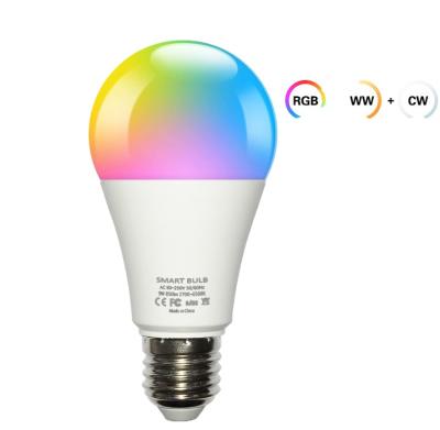 China Tuya Residential Smart Home APP Worked and Amazon Alexa/Google Home 9W 10W RGB WIFI LED Voice Control Light Bulb for sale