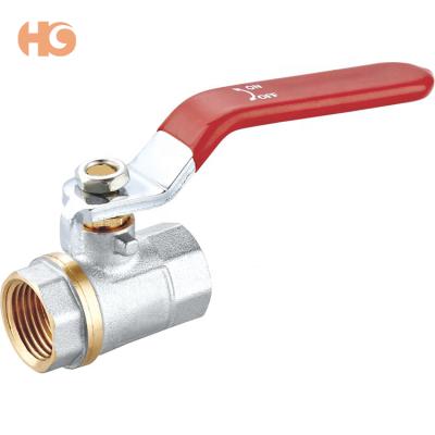 China General Forged Brass Ball Valve With Yuhuan ART NO.10001 Lever Handle for sale