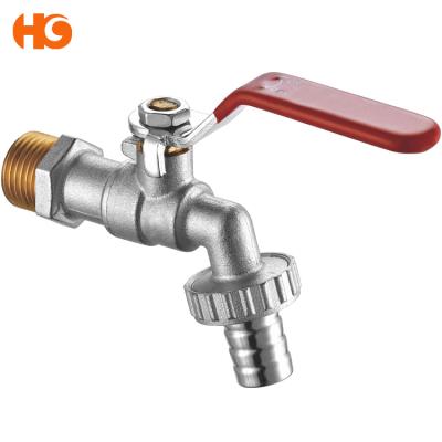 China China Modern Wholesale Brass Bibcock With Iron Lever Handle For Yuhuan Taizhou Water Control System for sale