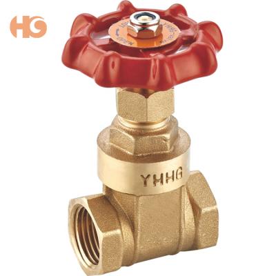 China General Brass Forged Gate Valve With Aluminum Handle Wheel From Taizhou Yuhuan for sale