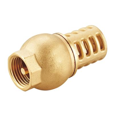 China China General Wholesale High Quality Brass Suction Valve For Taizhou Yuhuan Water Supply System for sale