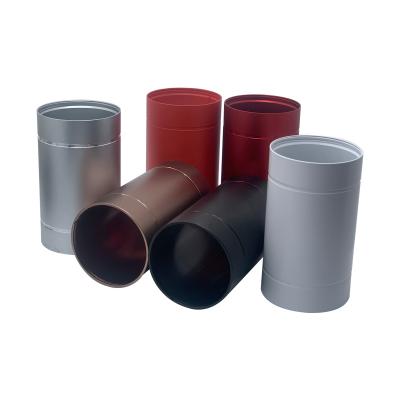 China Scanister Factory Drawing Customized Aluminum Profiles Pipe Custom Color Anodized Extruded Round Aluminum Pipe for sale