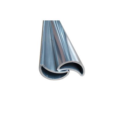 China Factory Customization Aluminum Pipes Tubes Decorations High Performance Universal Aluminum Pipe Crescent Type for sale