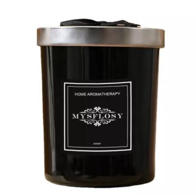 China Da fragrância luxuosa feita sob encomenda de vidro da aromaterapia do frasco do aniversário do casamento vela Scented à venda