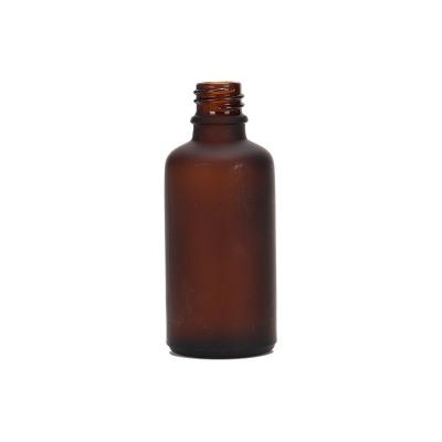 China 20ml Frosted Amber Glass Bottles For Essential oils for sale