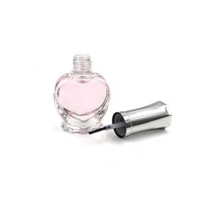 China Heart Shape 10ml Vintage Nail Polish Bottles for sale