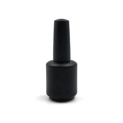 China Matte Black Brush Cap 15ml om Nagellakfles Te koop