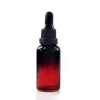 China Essential Oil Tube 15ml Glass Dropper Bottle With Uv Coating for sale