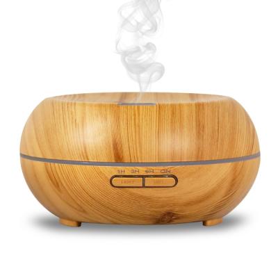 China RoHS 200ml Home Decor Wood Grain Radiator Electric Aroma Humidifier for sale