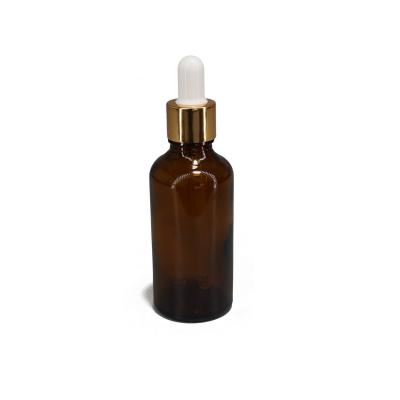 China 50ml Amber Roller Bottles DIN18 Screw Cap Size For Personal Cosmetics for sale