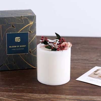 China Luxury Private Home Fragrance Scented Candle Label Handmade 100% Soy Wax for sale