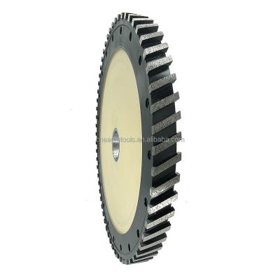 China Crawnedeagle Silent Grinding 14 inch and 16 inch Diamond Calibrating Wheel For Silent Granite and Quartz Diamond Milling Wheel for sale