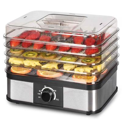 China Home Use Stainless Steel Food Dehydrator With Blue LED Light for sale