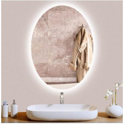 China Modern Bathroom Temperature Display Touch Sensor Vanity Mirror Light for sale