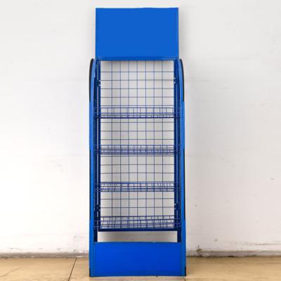 China Suitable for outdoor supermarket shelves used for sale auto parts display mobile phone accessory display rack for sale