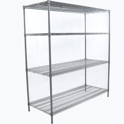 China Suitable for stylish simplicity detachable carbon steel wire display clothes rack outside resilient for sale