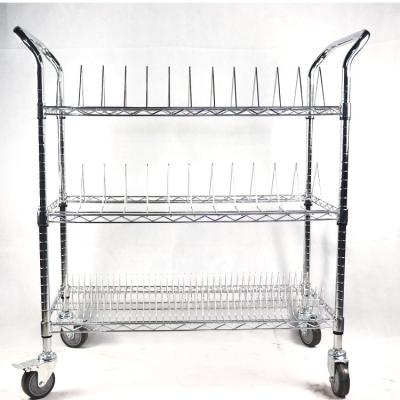 China Suitable For Convenient Outdoor King Stainless Steel Metal Wire 3 Tier Dish Drying Rack In Kitchen for sale