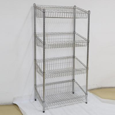 China Suitable for outdoor new product boltless wire mesh metal tool shelf madman Polish supermarket tightly for sale