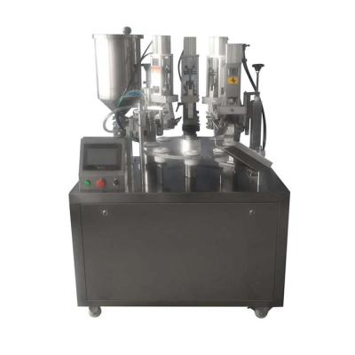 China Semi Automatic Food Tube Soft Filling And Sealing Machine for sale