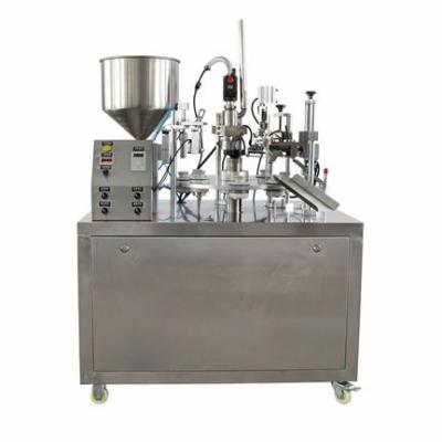 China Semi Automatic Food Cosmetic Tube Filling Sealing Machine for sale