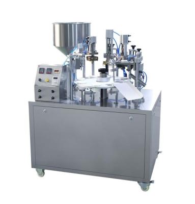 China Food Pharma Automatic Soft Tube Filling And Sealing Machine Lip Gloss Tube Liquid Filling Machine for sale