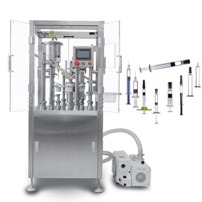 China Food CE Certification Pre Filled Syringe Filling And Plugging Machine for sale