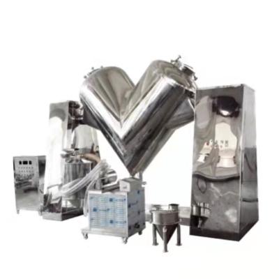 China Good Powder Price Industrial Milk Powder Kneading Machine V Type Powder Mixer for sale