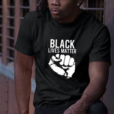 China Viable Cool Black Lives Matter T Shirts Women Plus Size Clothing XXXXL Fashion Tops Mens Shirts for sale