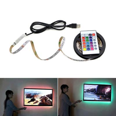 China LANDSCAPE RGB LED Strip Light 5050 SMD USB Ribbon Powered RGB Remote Control Adapter for sale