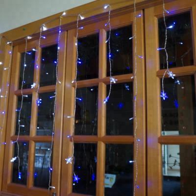 China Modern Drip Rain Drop LED Icicle String Lights For Christmas for sale